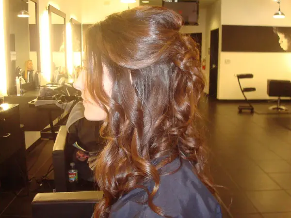 Wedding Hair Side View