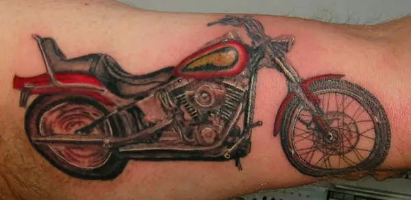 Harley On Inside Arm