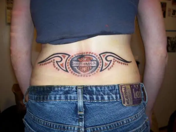 Harley Davidson Tramp Stamp