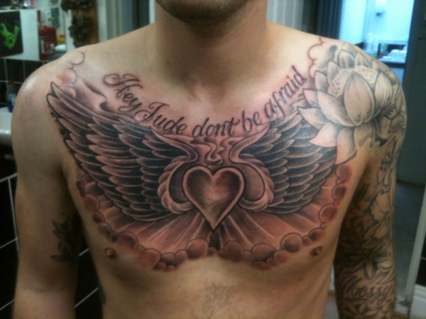 Heart With Wings Tattoos - 30 Awe-Inspiring Collections | Design Press