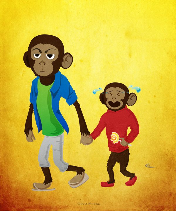 Monkey Pictures You Will Enjoy - 25 Cartoon Collections | Design Press