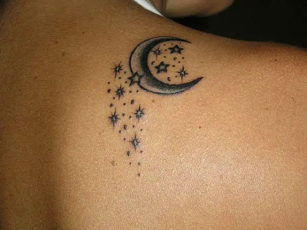 37 Mini Tattoos of Moon and Stars to bring a piece of Sky with you  Tiny  Tattoo inc