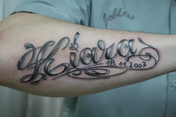 Hiara Name Tattoo