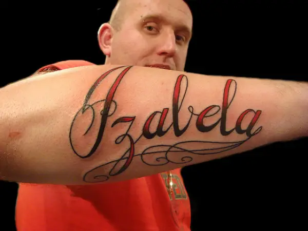 Izabela Name Tattoo