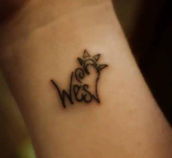 Wes Wrist Tattoo