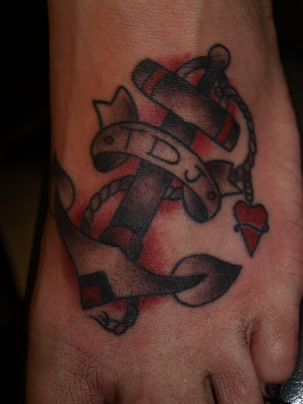 Navy Anchor Tattoo