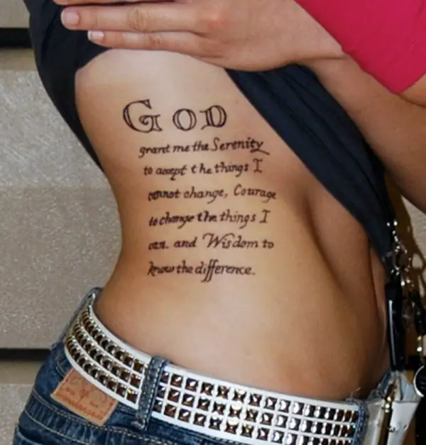 50 Serenity Prayer Tattoo Designs For Men  Uplifting Ideas