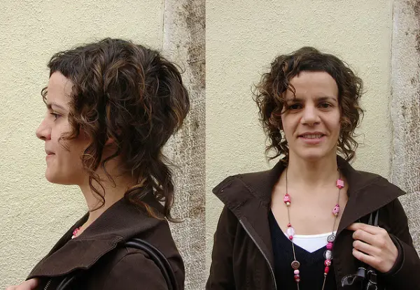 Color Curly Short Haircut