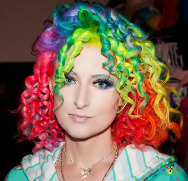 Colorful Curly