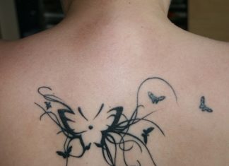 20 Excellent Tribal Butterfly Tattoos