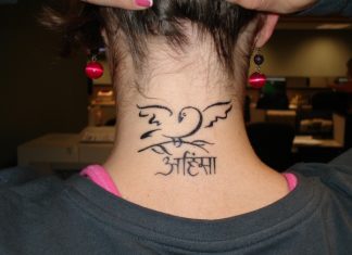 35 Awing Neck Tattoos for Girls