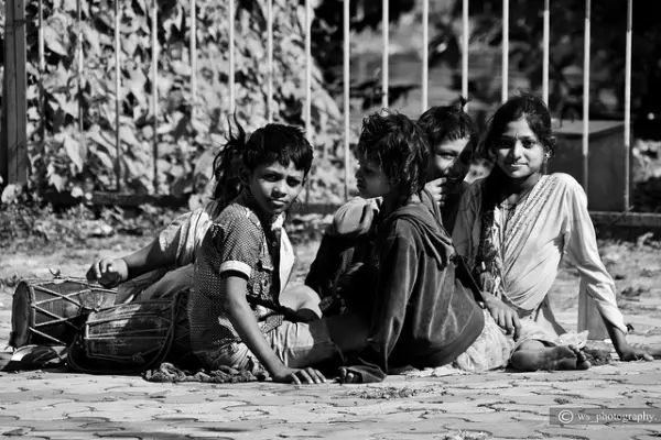 Street Children Playing