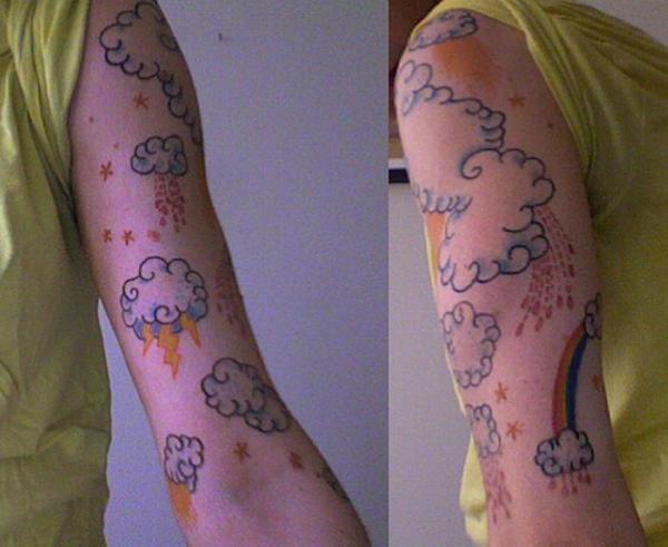Cloud Tattoos - 30 Sweet Collections | Design Press
