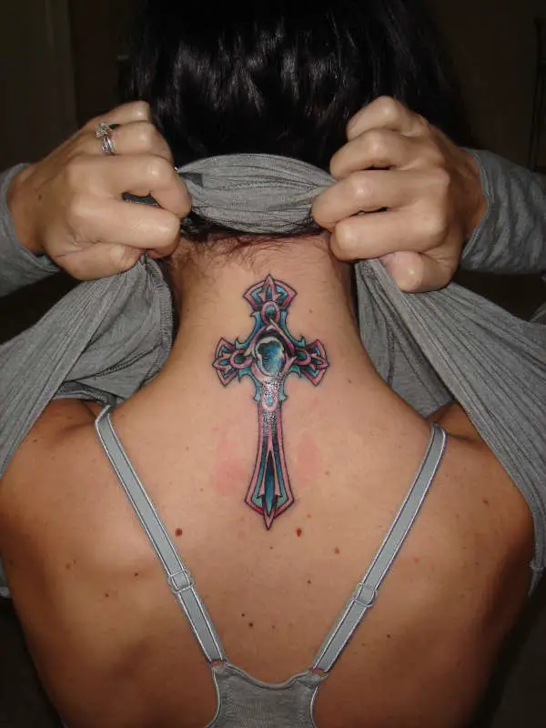 Sexy Blue Cross