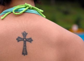 35 Holy Cross Tattoos For Women
