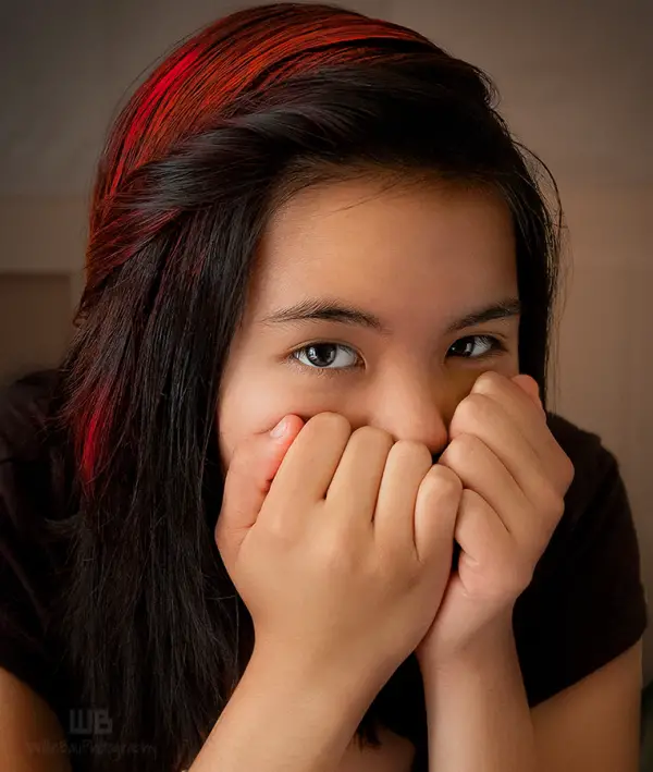 Girl With Colored Hair