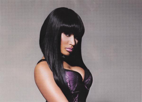 Nicki Minaj Silky Black Hair