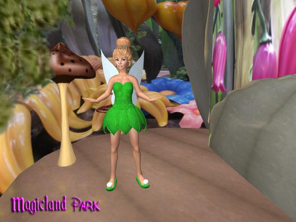 Tinkerbell At Pixie Hollow