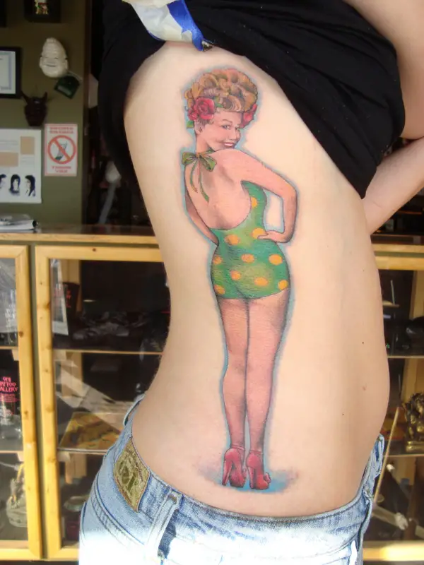 Foxy Pinup Girl Tattoo