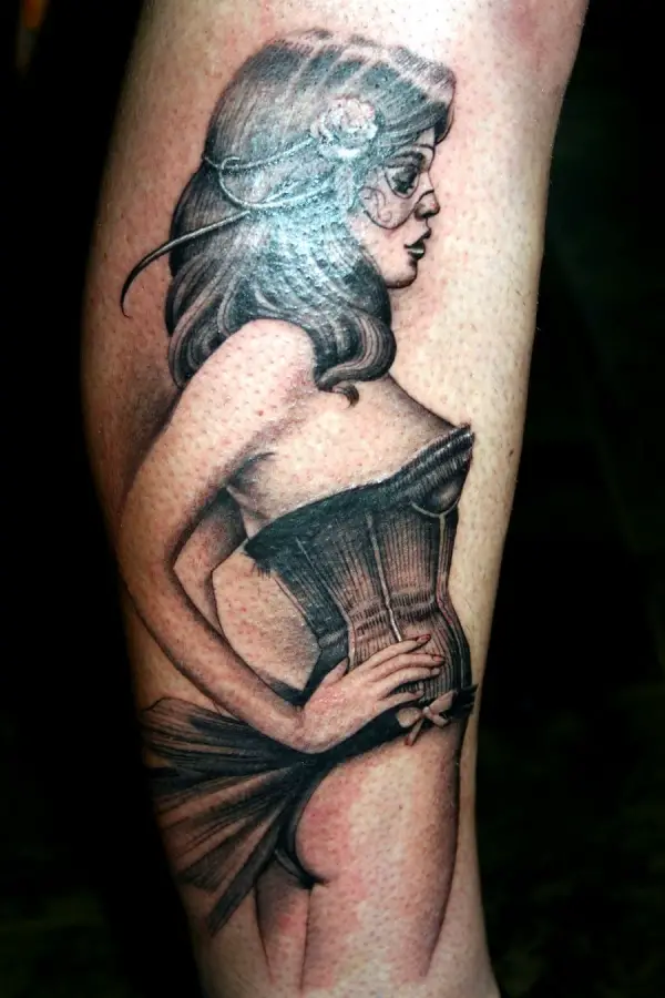 Wonderful Pinup Tattoo