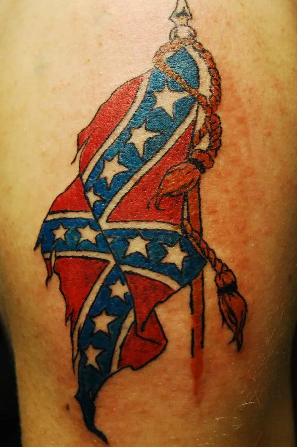 Confederate Flag Tattoo