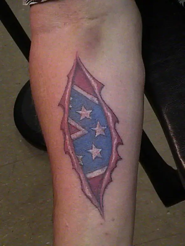 rebel flag tribal tattoos