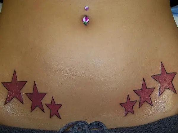 Both Side Star Tattoo