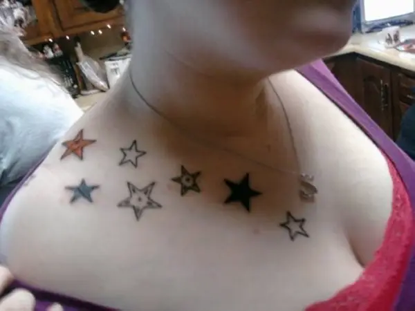 Neck Line Tattoo