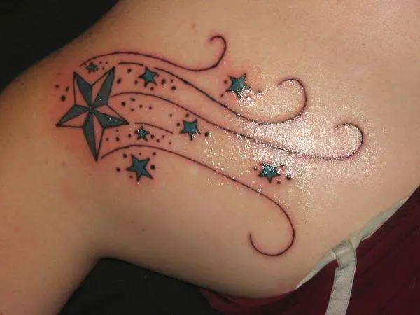 night sky tattoo simple