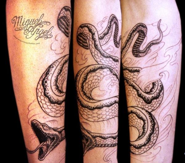 Mosher Snake Tattoo