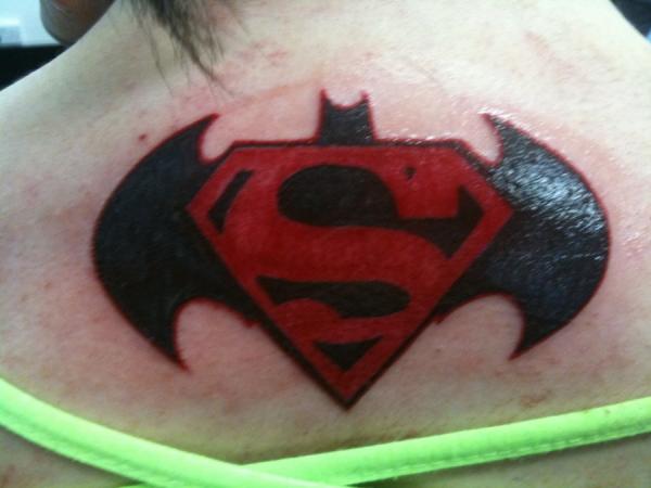 Batman Superman Tattoo