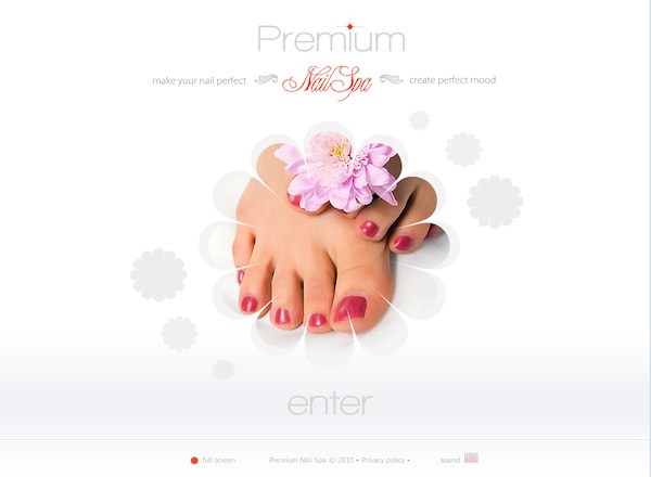 Nail Spa Website Template