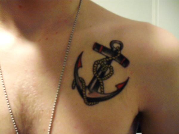 Remembrance Anchor Tattoo