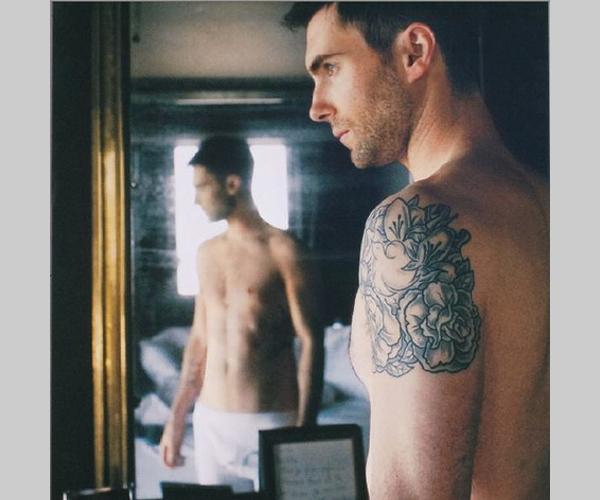 Adam Levine Shoulder Tattoo
