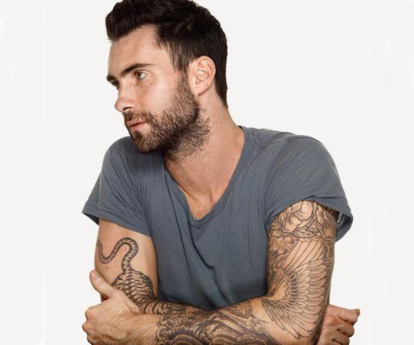 Om Tattoos  Maroon 5 front man Adam Levine has a tattoo in Hindi on his  left chest called Tapasya Can you name another International celebrity  with a Hindi Tattoo Call 098