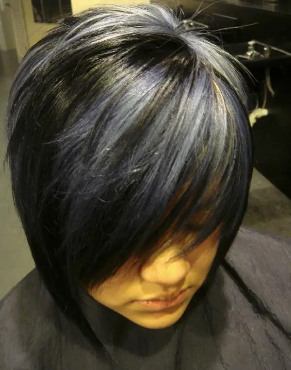Glorious Black Hair With Blonde Highlights Design Press