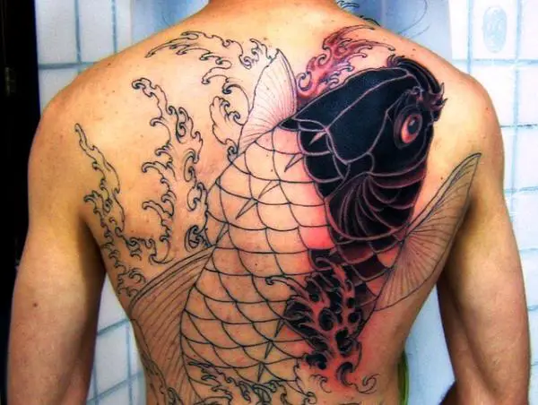 Fish Tattoo On Back