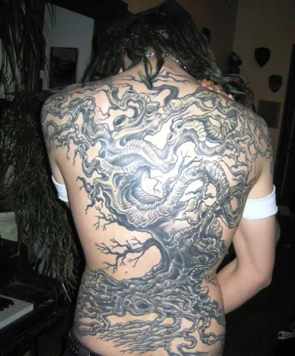 Tree Tattoo Backpiece