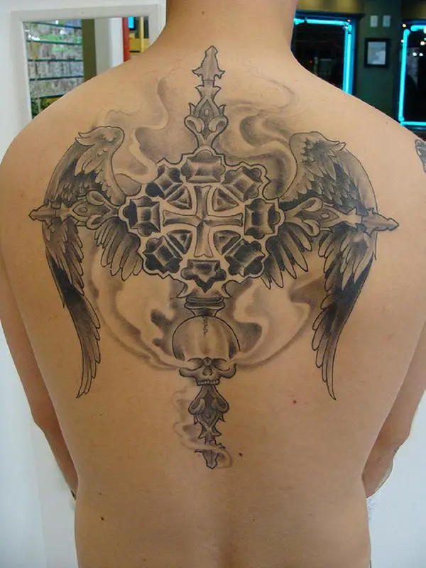 Cross With Wings Tattoo Designs - 25 Glorious Collections ...