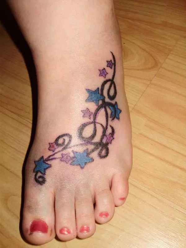 tattoo on feet for girl