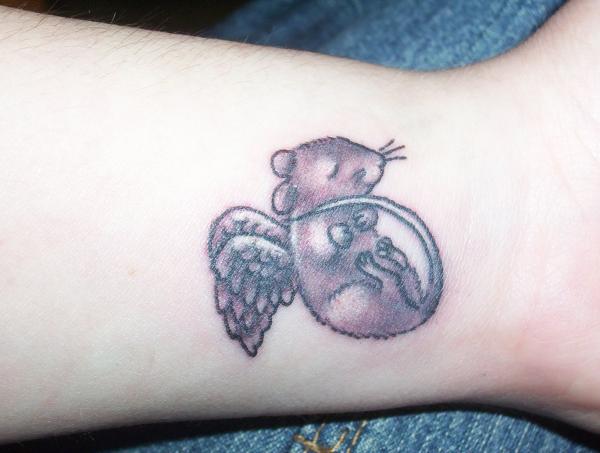 Rat Angel Tattoo