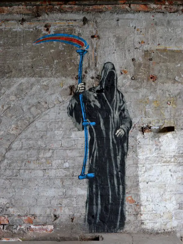 Stencil Grim Reaper
