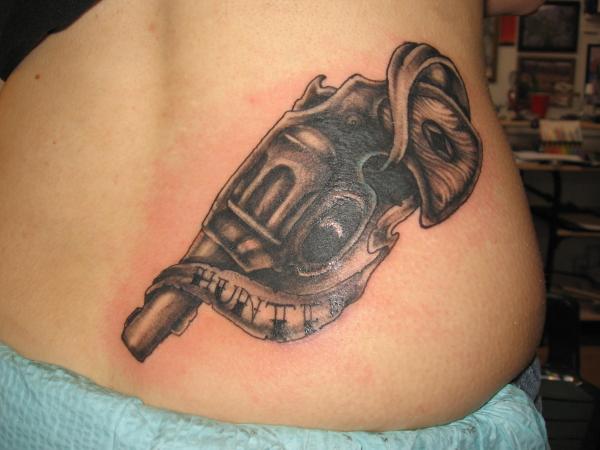 35 Awesome Gun Tattoo Designs  Art and Design