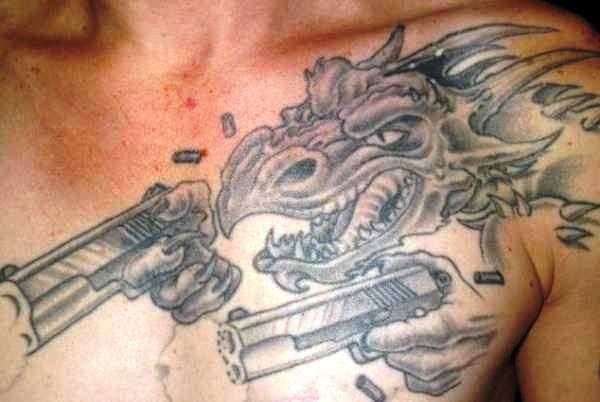 Dragon With Guns