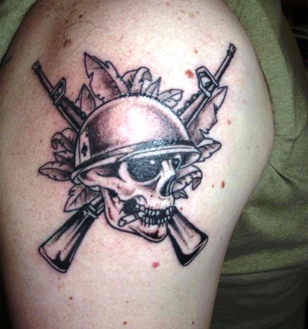 Gun Tattoo of the Day Guns n Daughters  The Truth About Guns