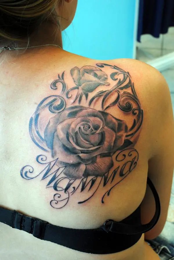 In Loving Memory Rose Tattoo