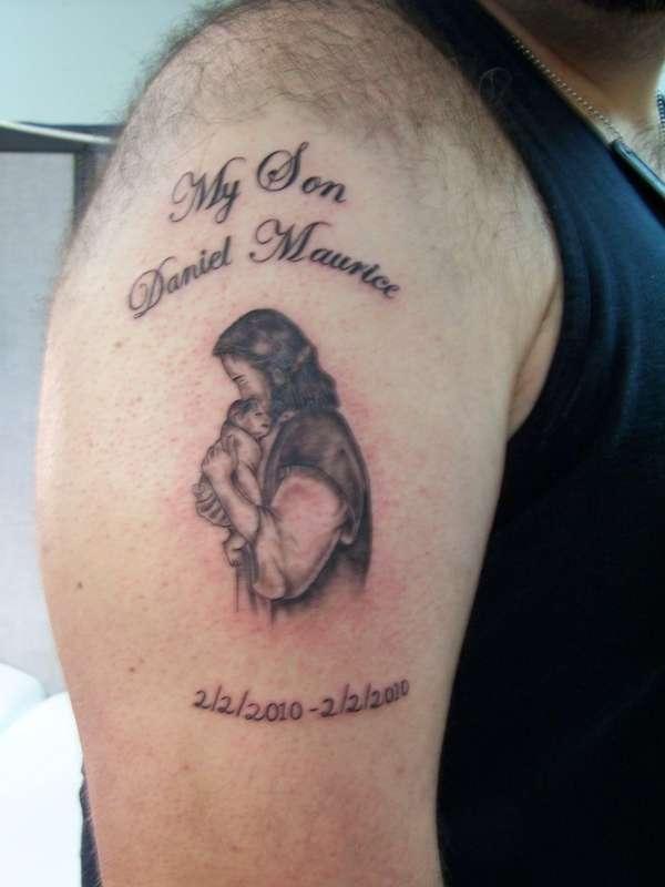Jesus Crist Memorial Tattoo