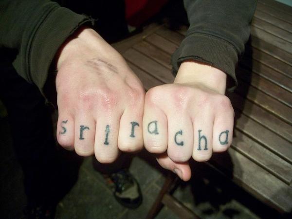 Srir Acha Knuckle Tattoo