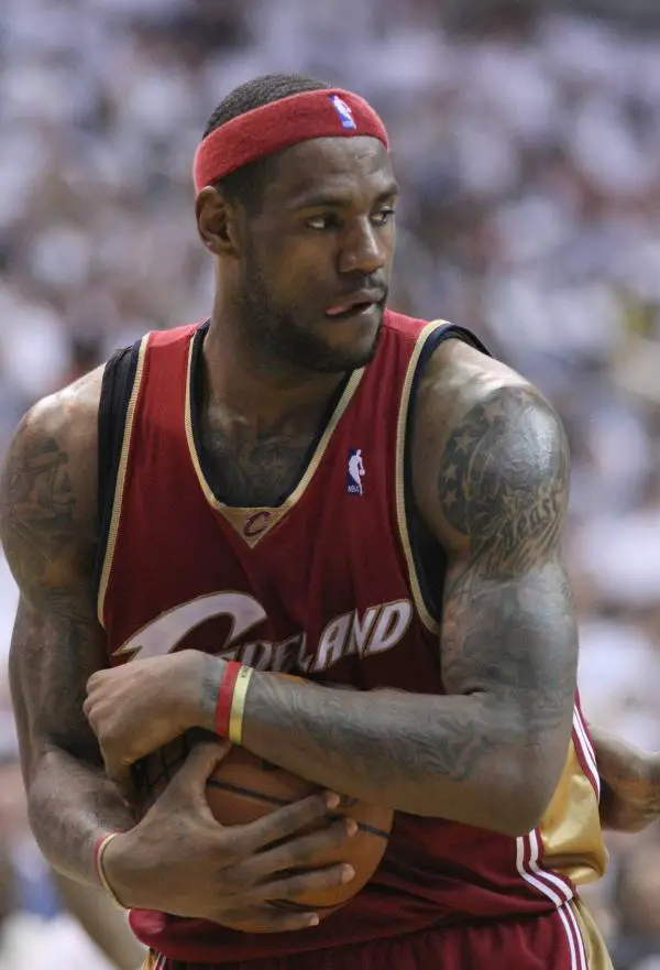 LeBron James Shoulder Tattoo