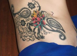 25 Dandy Stomach Tattoos For Women